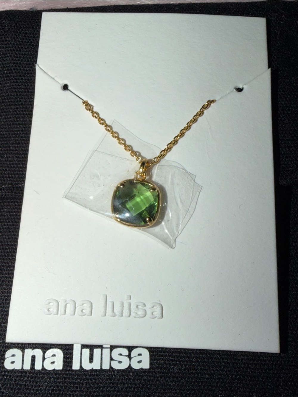 Ana Luisa Green Gold Pendant Necklace
